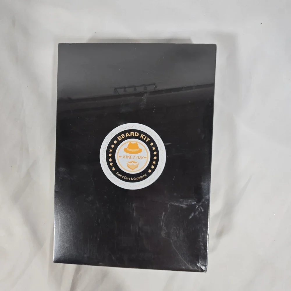 XIKEZAN Beard Grooming Kit | Beard Oil Balm Wash Conditioner | Gift Set
